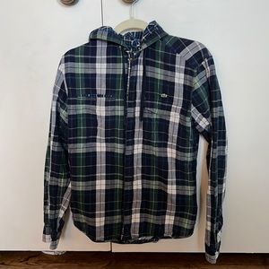 Lacoste Hooded Zip/Button Jacket